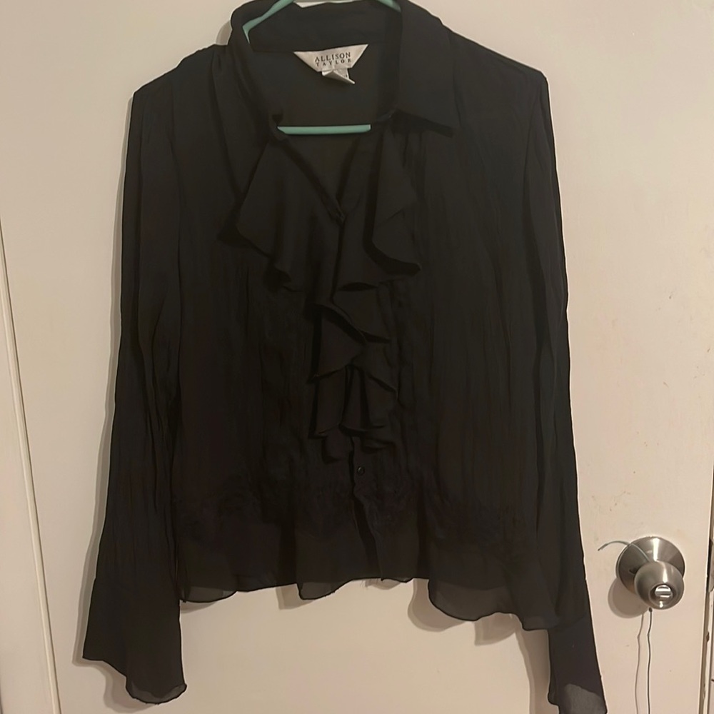 Black Alison Taylor shirt. I wore it once.